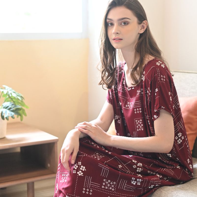 Daster Rayon HABEL NON BUSUI Panjang Semata Kaki-Habel 28