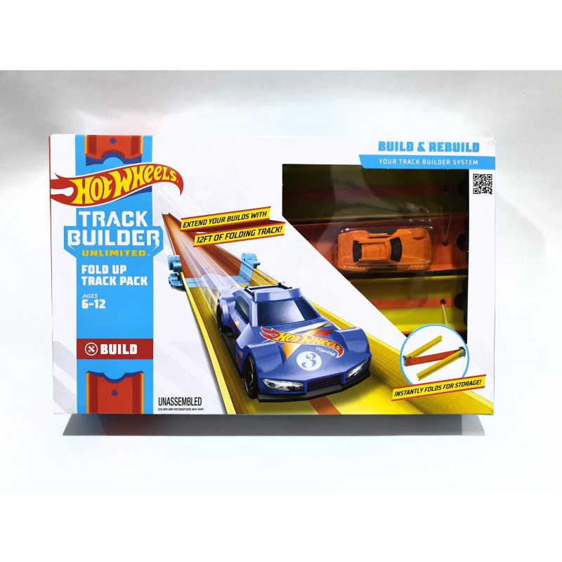 Hotwheels Track Builder Unlimited Fold Up Track Pack