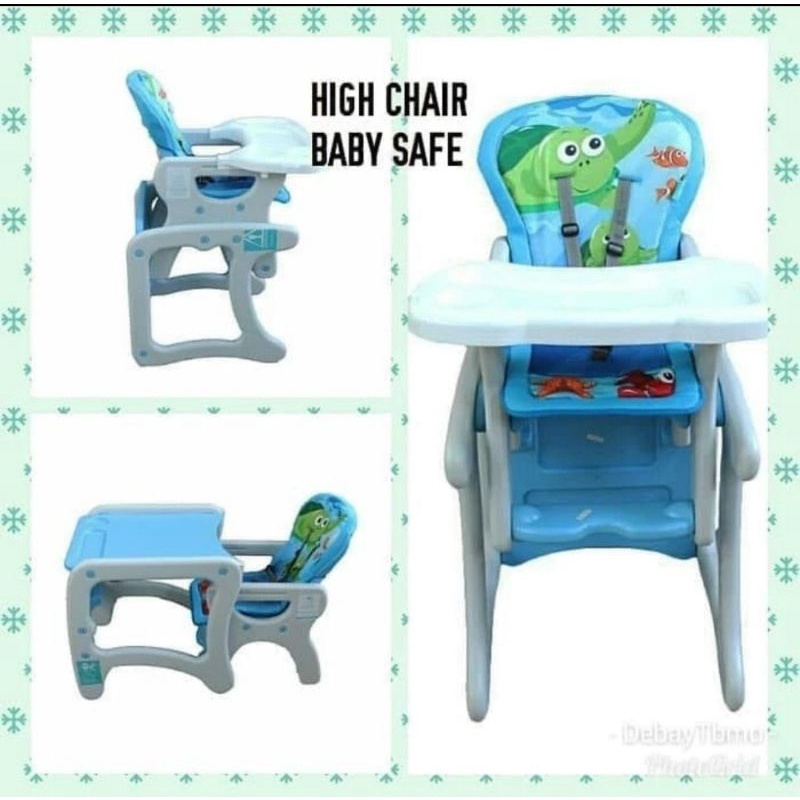 Baby Safe Separable High Chair HC01 - Kursi Makan Bayi &amp; Anak