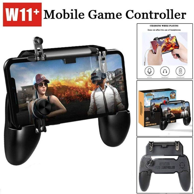 Gamepad W11 + All IN One Game pad Joystick Trigger Shooter L1 R1 Analog Mobile