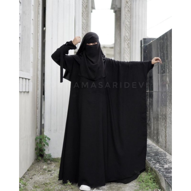 [ABAYA ONLY] ATHELA ABAYA by PURNAMASARIDEVI
