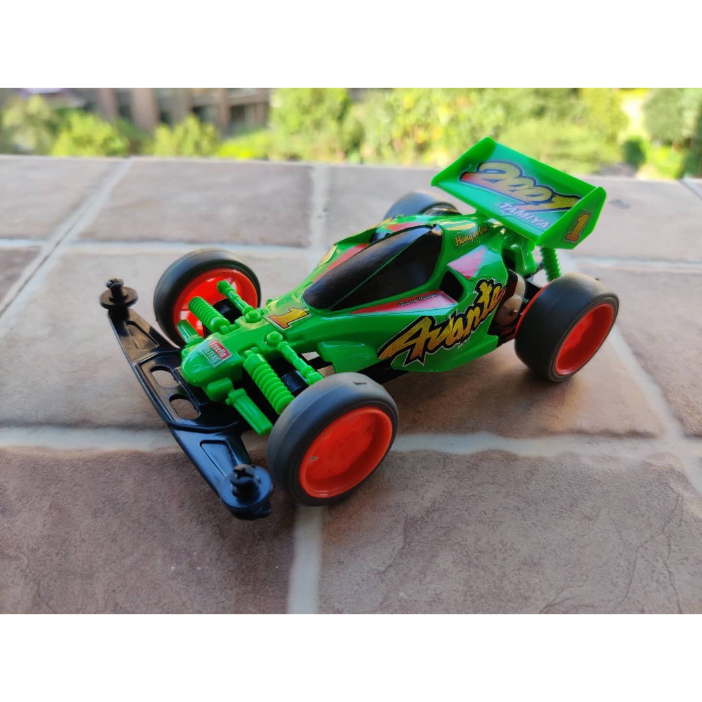 Rep. Tamiya Mini 4wd Merk Ruize Avante 2001 Green Sp. Zero Chassis