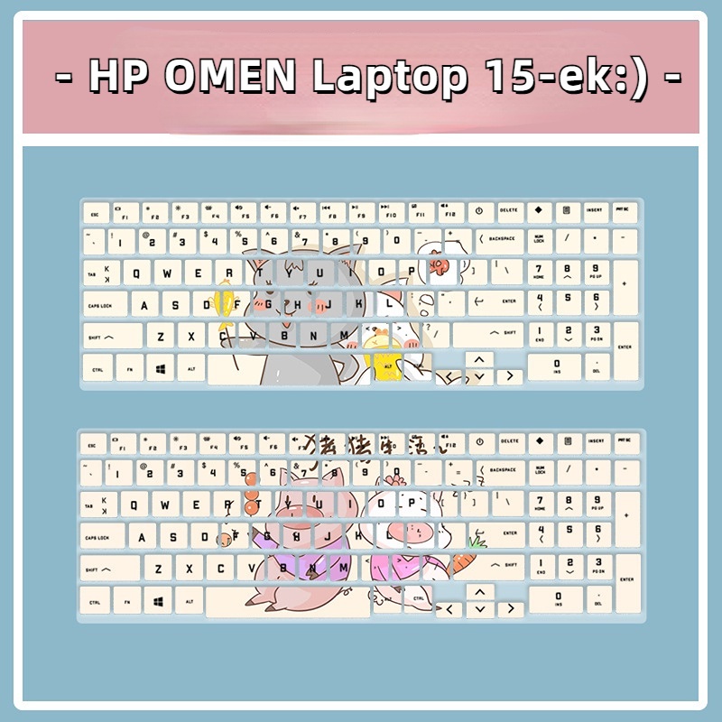 Cover Pelindung Debu Motif Kartun Bunga Untuk Laptop HP OMEN 15ek