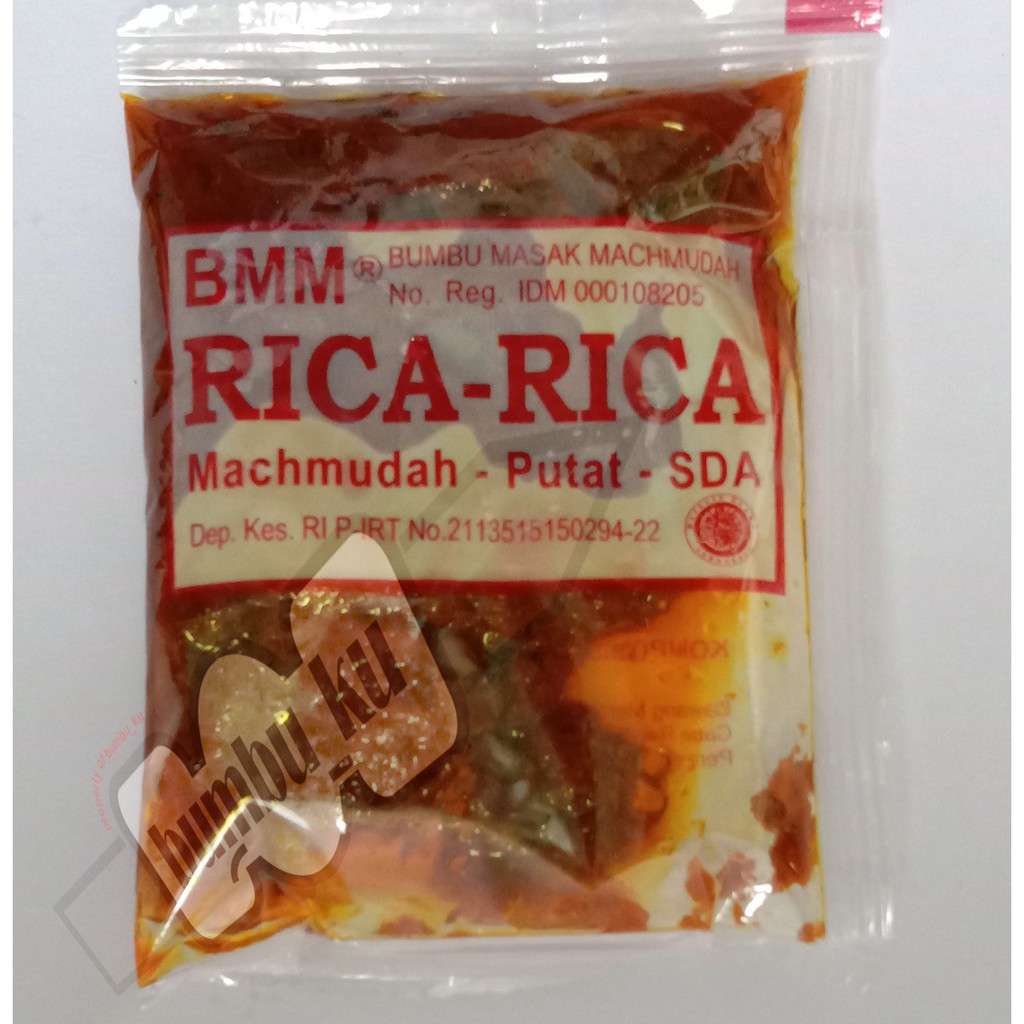 

Bumbu Rica-Rica - Bumbu Masak Machmudah (BMM)