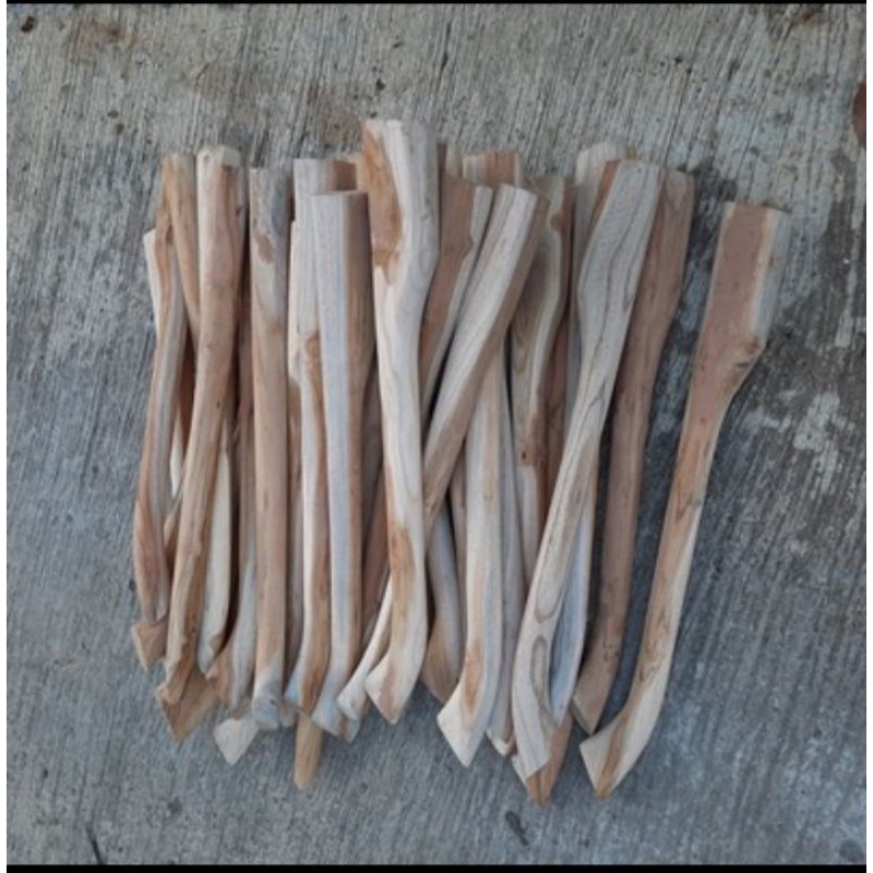 Gagang cangkul kayu jati