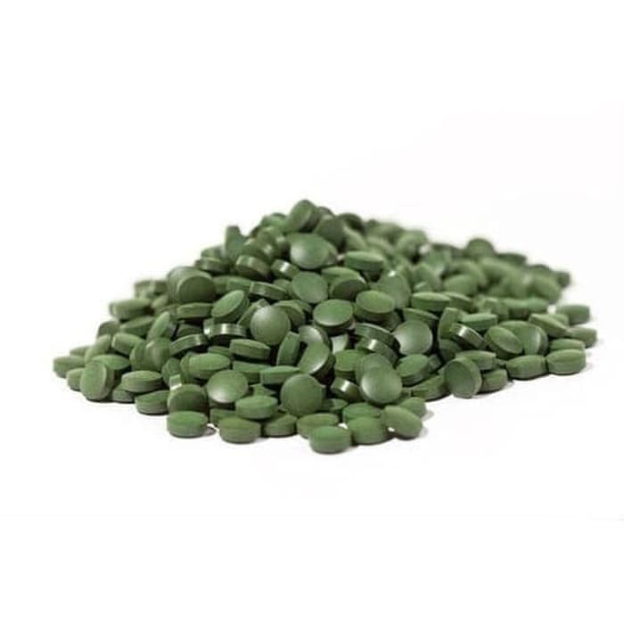 Spirulina Platensis Tablet Pakan Kutu Air DM ikan guppy Paket 50 Butir