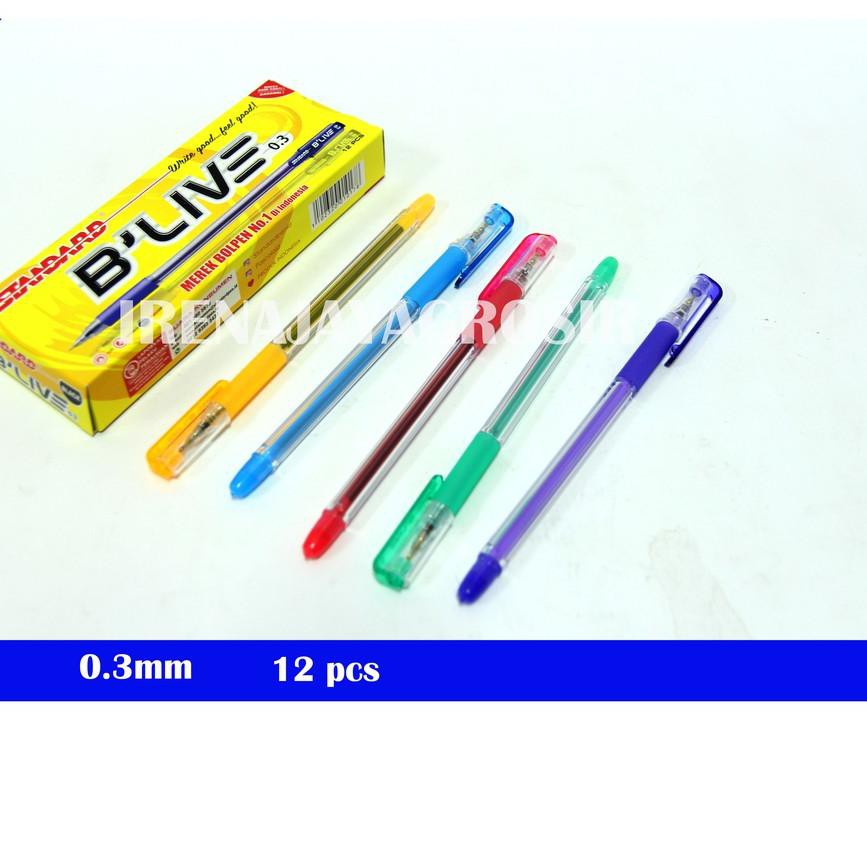 

PROMO 11.11 (fvk-597) STANDARD PULPEN BOLPEN B LIVE BLIVE HITAM 0,3