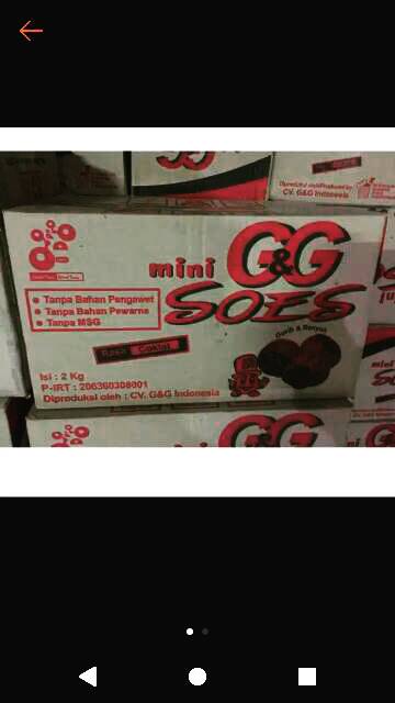 

ady78 cokelat Soes 500gr g&g dan micky