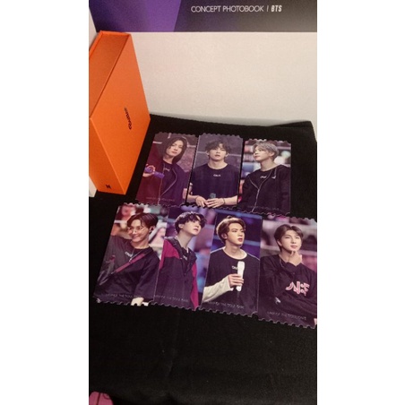HOLOGRAM PHOTO TICKET  DVD MOTS ONE || BTS JIMIN | JUNGKOOK
