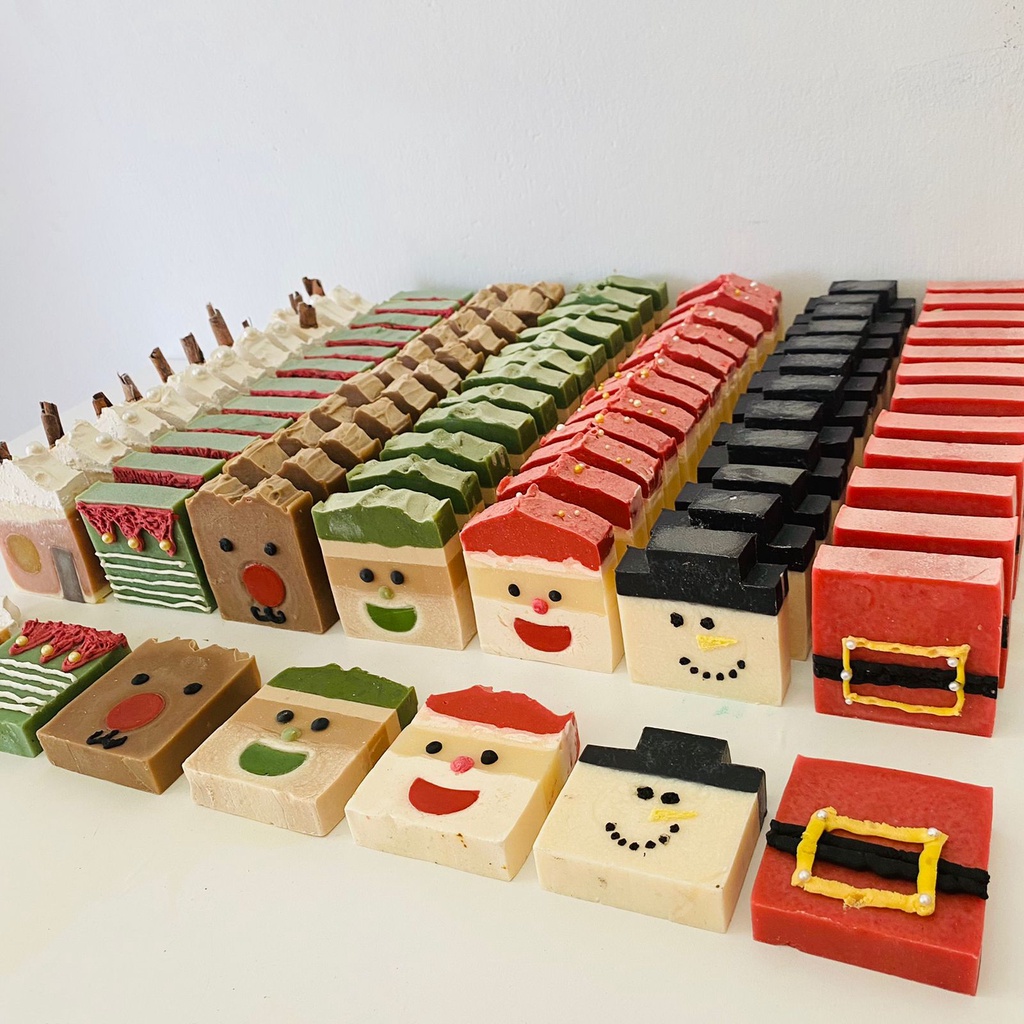 HAMPERS NATAL - Christmas Hampers  Natural Soap Bar (Single Soap)