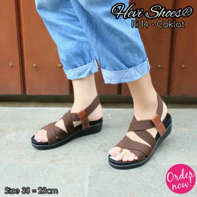 Fsb Sandal Wanita Shoesshe Ri 14 Coklat Shopee Fsb Sandal Wanita Shoesshe Ri 14 Coklat Shopee