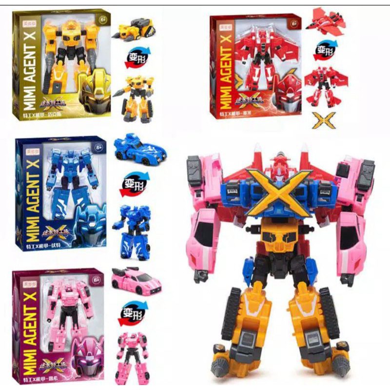 Robot Miniforce Set Dus X Mini Squad