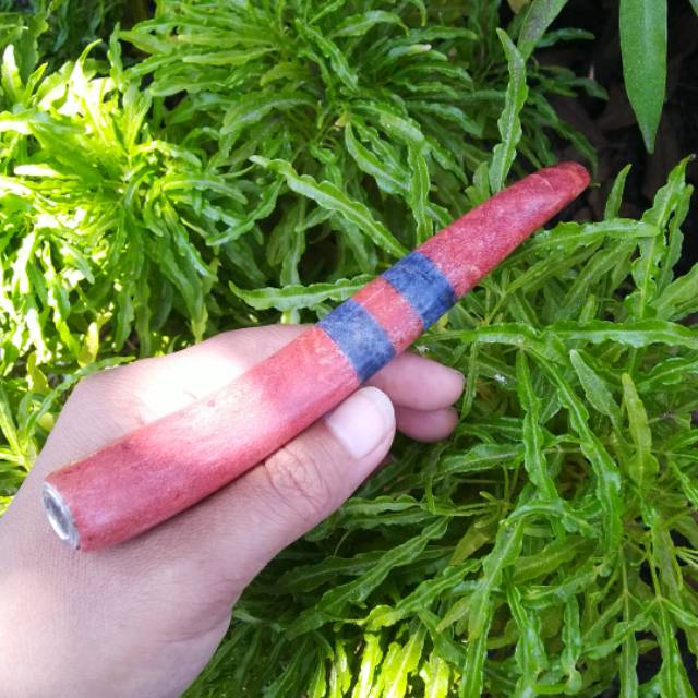 PIPA ROKOK ONCE KORAL MERAL RED KORAL KOMBINASI BLUE KORAL