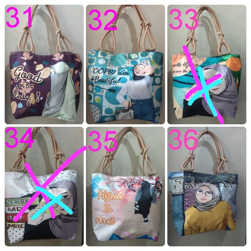 TOTEBAG TALI SUMBU PRINTING