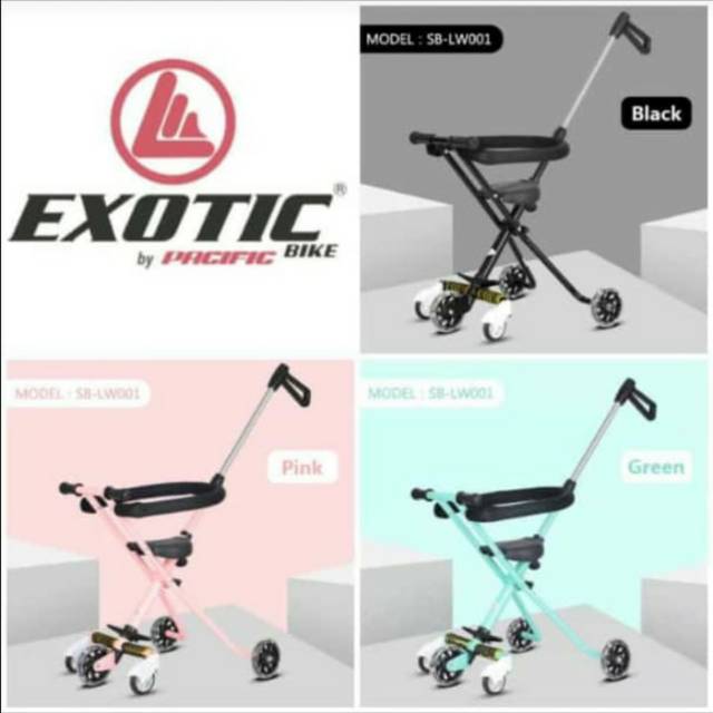 Exotic pacific bike stroller alat bantu bawa bayi