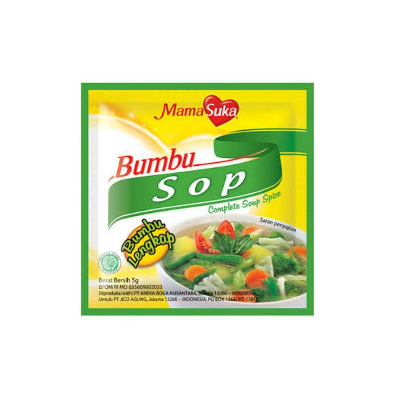

Bumbu sop lengkap mama suka harga per 6 sachet