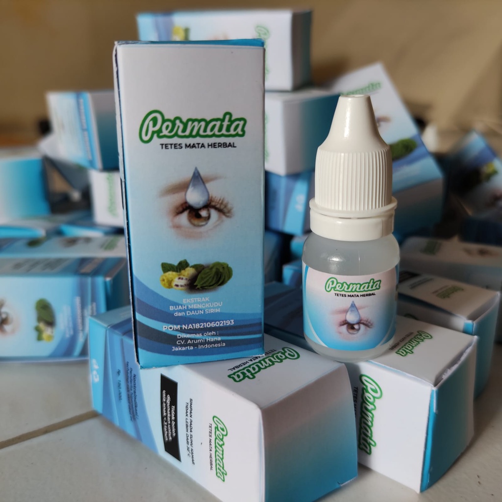 PAKET HEMAT !! PERMATA EYE Tetes Mata Herbal PROMO dapat 2 Botol