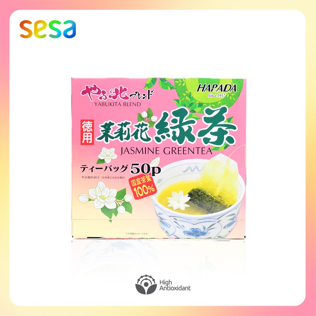 

Harada Yabukita Blend Jasmine Green Tea 100 g (50 Tea Bags)