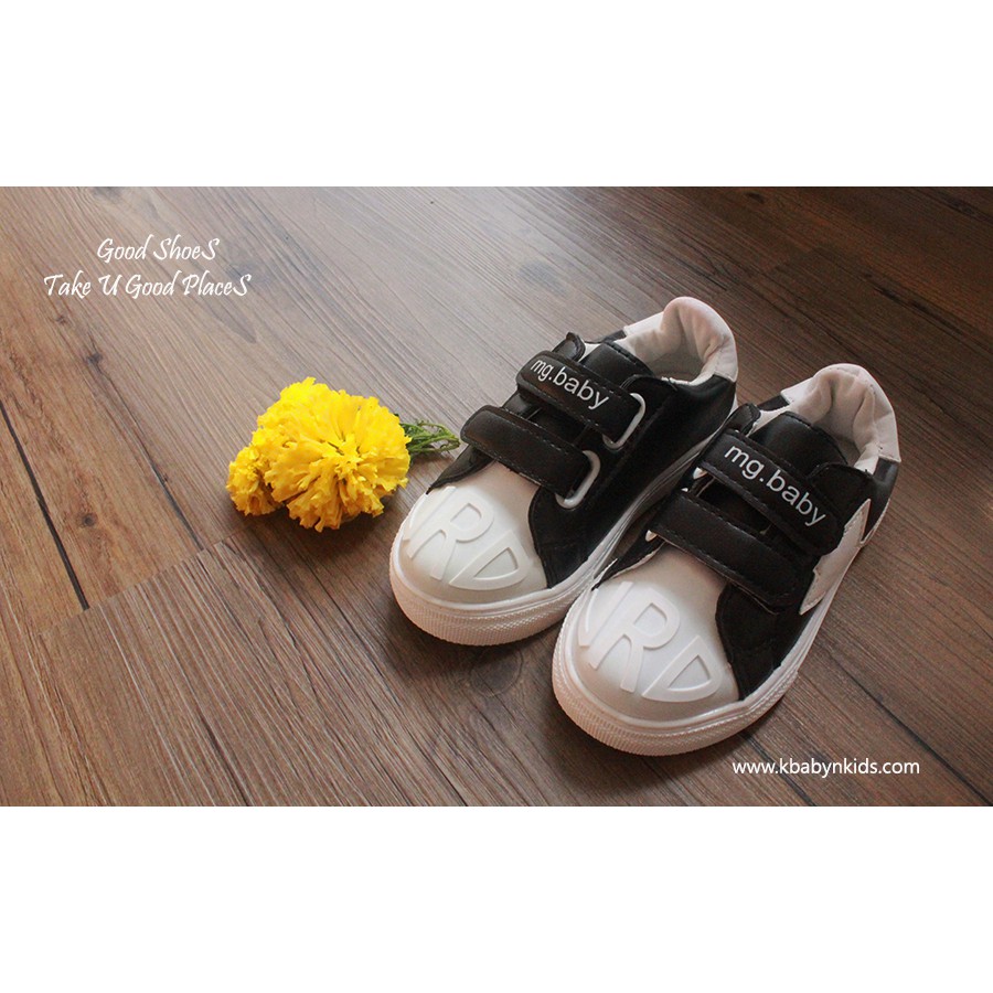 WS093 SEPATU ANAK MG BABY WARNA HITAM | SEPATU ANAK IMPORT