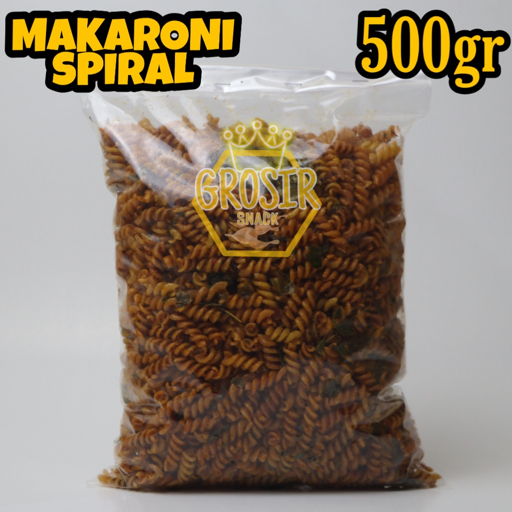 

Makaroni Spiral kriuk garing 500gr+ Daun jeruk extra