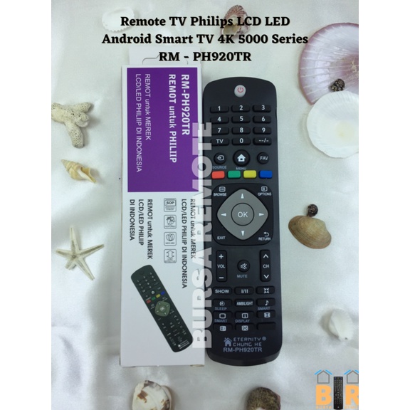 Remot / Remote TV Philips LCD LED Android Smart TV 4K 5000 Series RM - PH920TR / ecer dan grosir