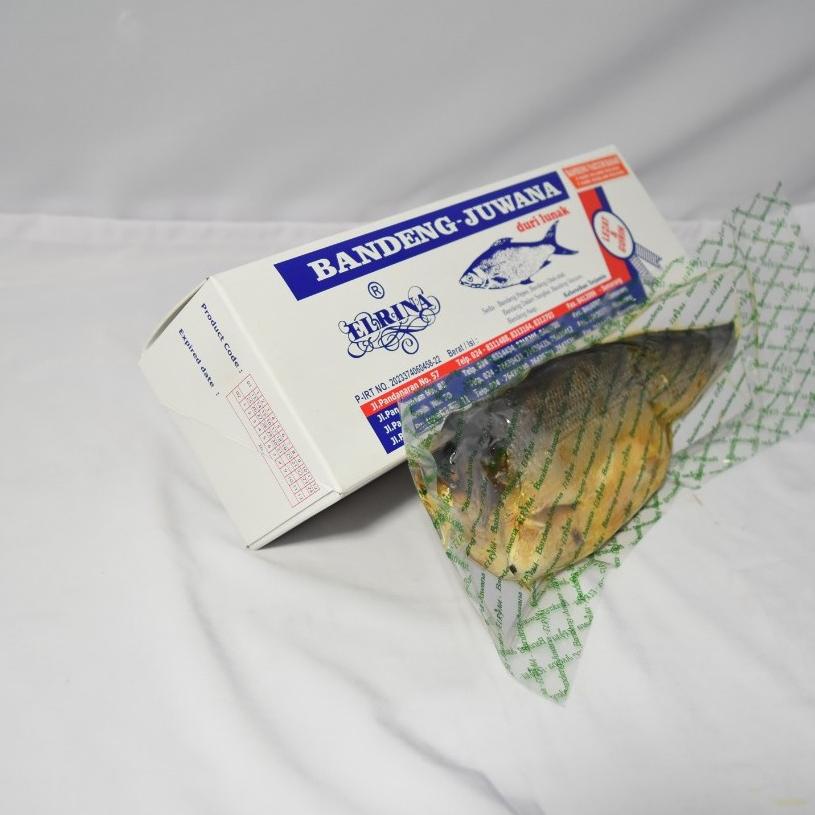 

[PRODUK RYSLQ] BJ Elrina Bandeng Vacuum BASAH 0.5kg (tahan 5 hari) merek Bandeng Juwana Elrina CLR