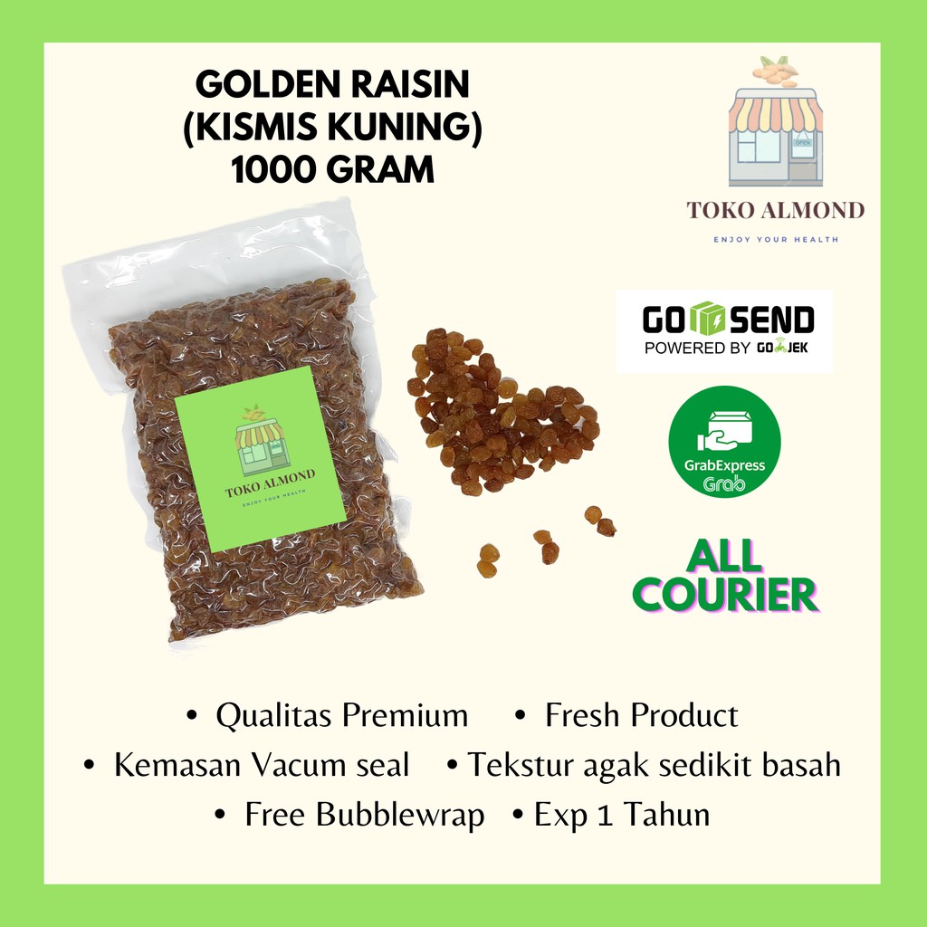 

Kismis Kuning (Golden Raisin) 1kg