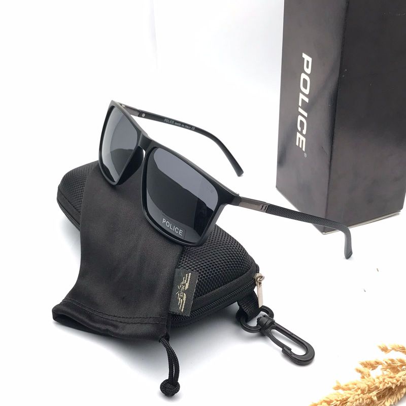 Termurah se-Shopee FRAME POLICE kode 1359 kacamata branded size 60-16-140 Lensa polarized