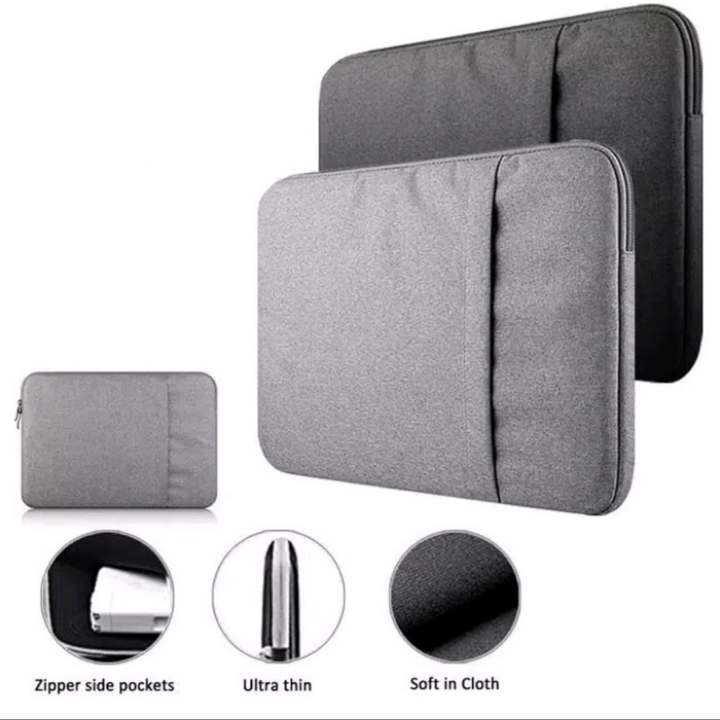 Tas Laptop  Softcase Sleeve Canvas Waterproof