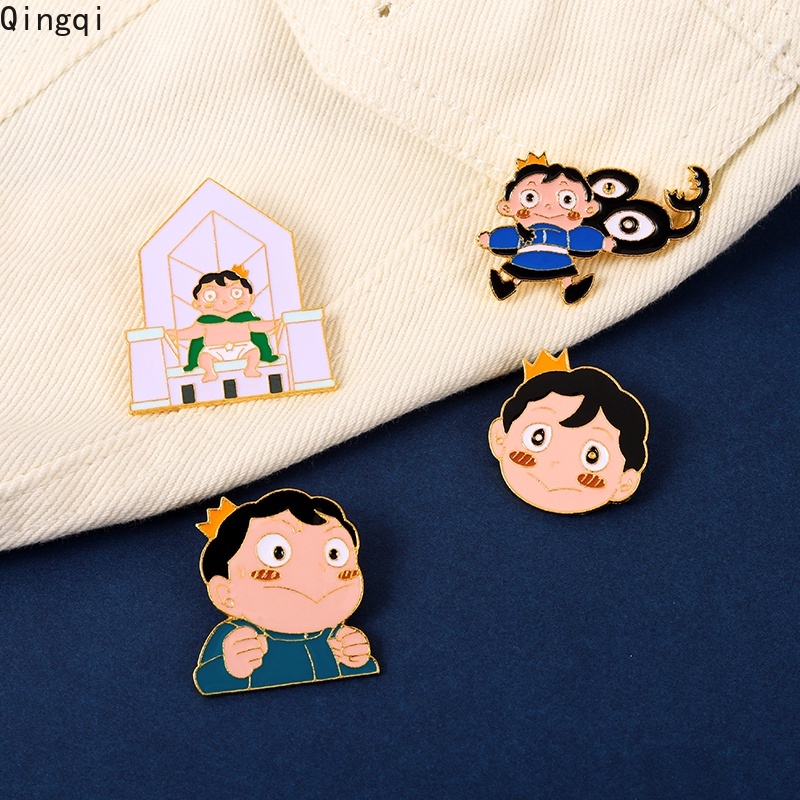 Bros Pin Enamel Desain Anime King Of Ranking Little Prince Of Giant Untuk Anak