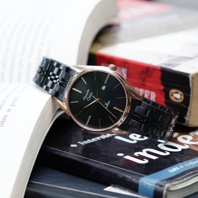 Alexandre christie original ac8588 black rosegold ladies