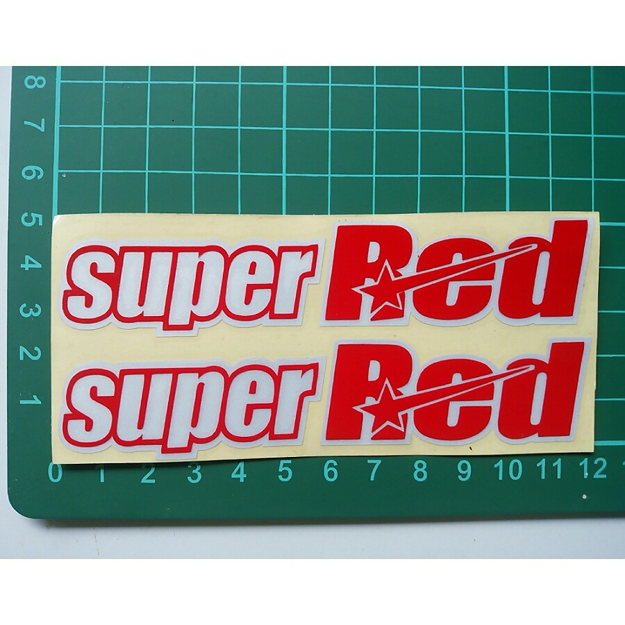 

cutting stiker super red