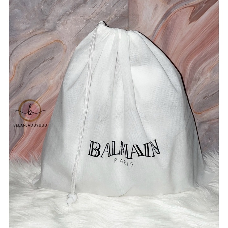 BALMAIN DUSTBAG Sarung Tas Pengganti Pelindung Debu