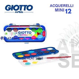  Giotto Acquerelli MINI  12 Warna Watercolor Cake 