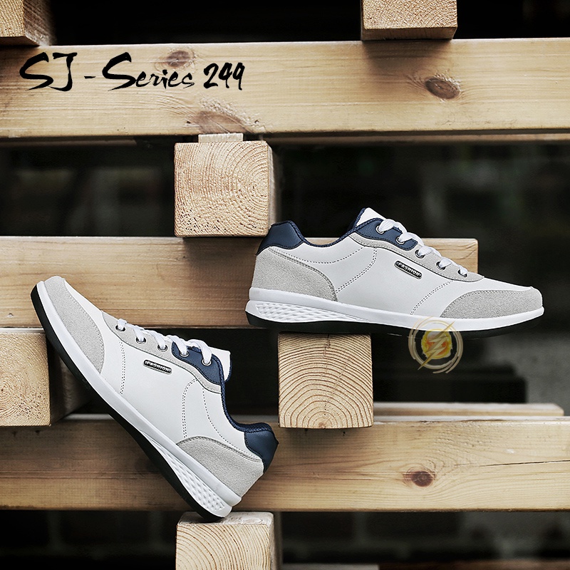 [JWALK] (FREE BOX)  Sepatu Sneakers Pria Fashion Trendy Bisa COD Kualitas Import Premium - 249