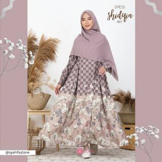 Shidqia Dress Gamis  Zizara  Shopee Indonesia