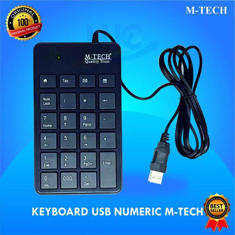 keyboard usb numeric m-tech