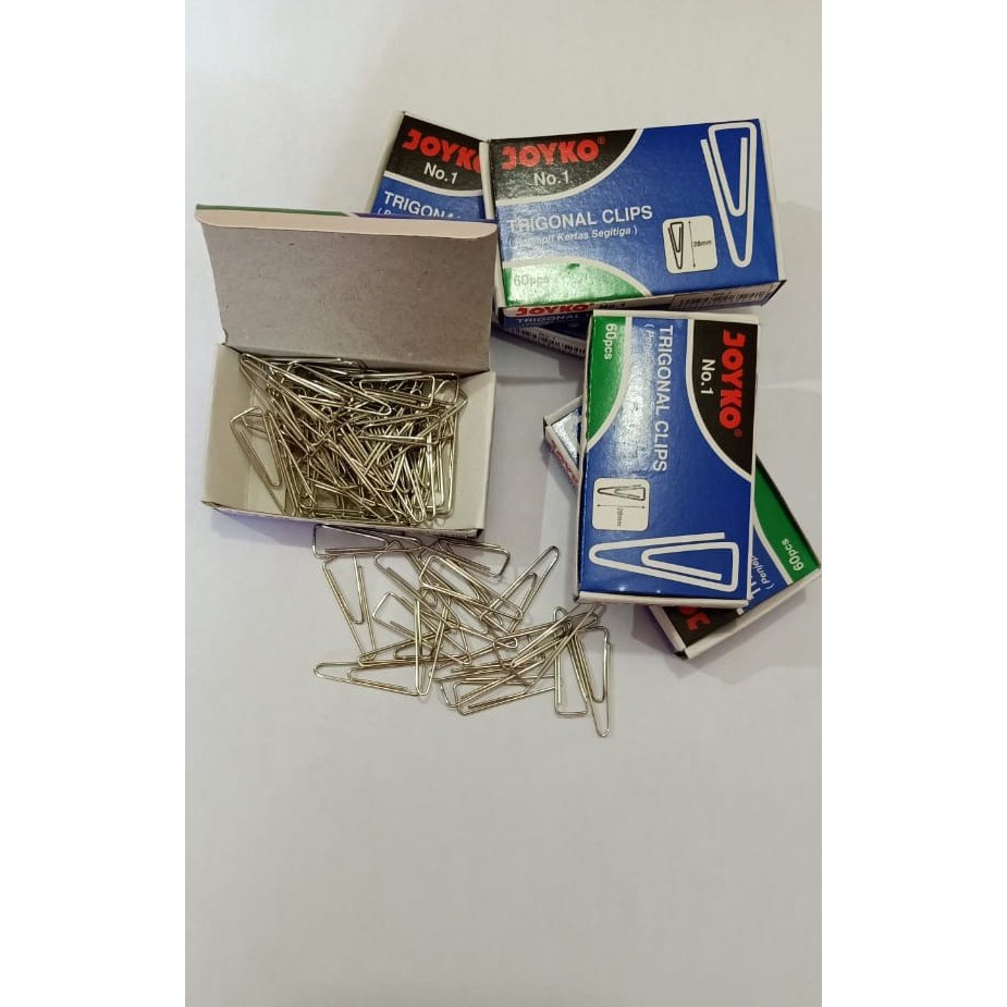 

Joyko Trigonal Clip No. 1 (Jumbo) ( 5 Box Kecil )