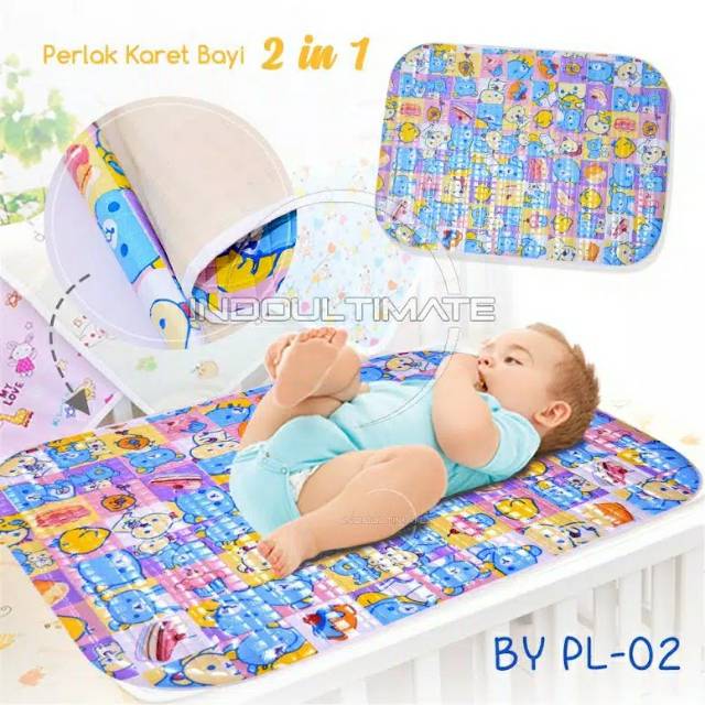 Perlak Bayi Karet Waterproof / Alas Ompol Bayi / Perlak Karet Jumbo / Perlak Ompol Bayi RANDOM