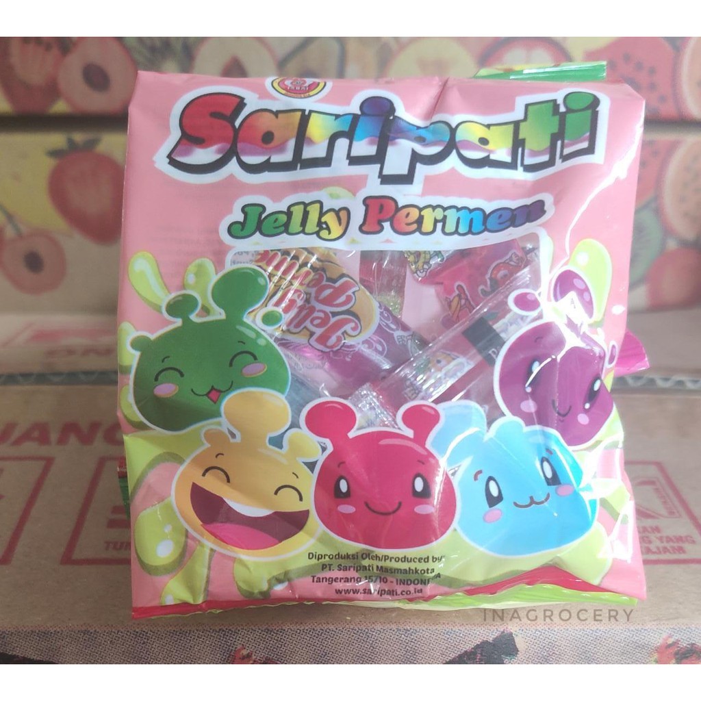 

SARIPATI JELLY PERMEN RENCENG 10pcs x 25gr