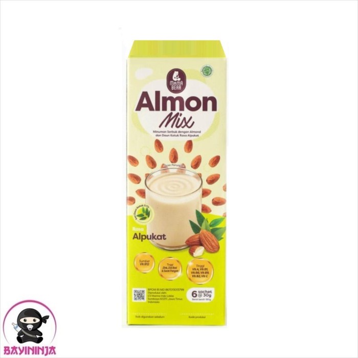 

MAMA BEAR Almon Mix Box 6 s - Alpukat T-Ninjabayi 01