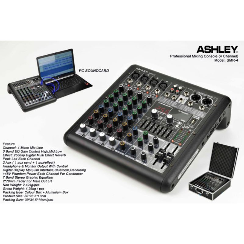 Mixer Ashley SMR-4 4 Channel