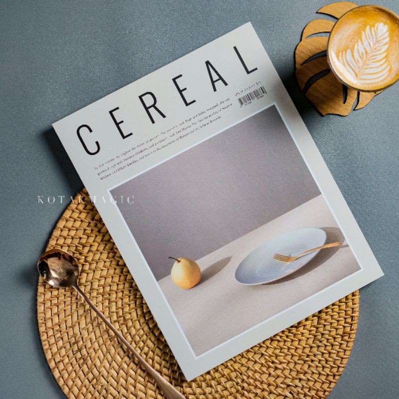 

Props Foto cover majalah kinfolk tipe cereal 1 sisi BONUS papan clipboard dekorasi aesthetic