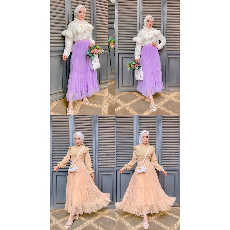 rok tutu tingkat premium