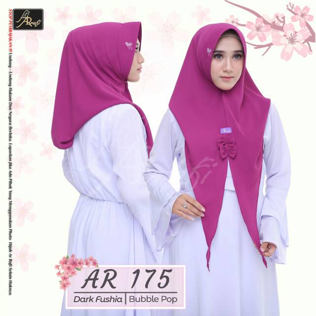 Hijab instan hoodie AR 175