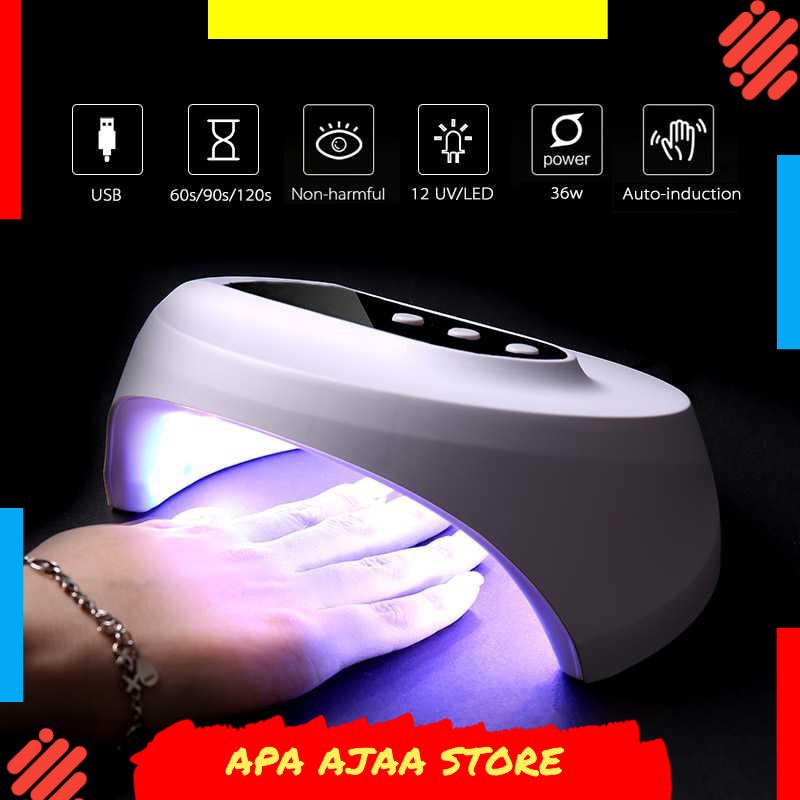 Hot Promo ! Pengering Kutek Kuku Smart Portable UV LED Nail Dryer 36W - Z10