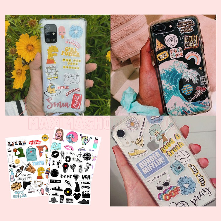 case hp aesthetic shopee Oppo casing a53 y50 a12 a15