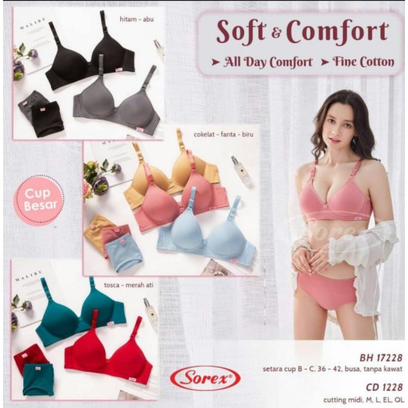 Bra bh set Sorex 17228 + celana 1228