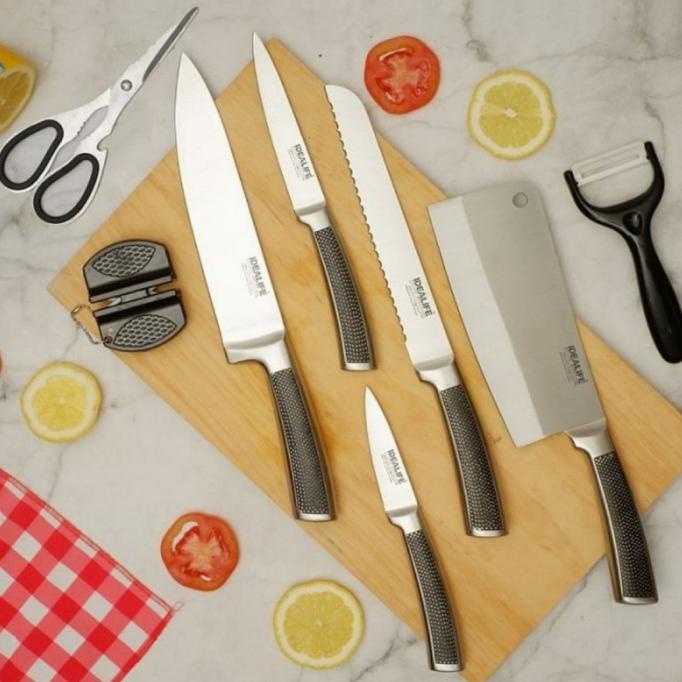 

Professional Knife Set - Perlengkapan Pisau Dapur Idealife Il163S Adriabilla
