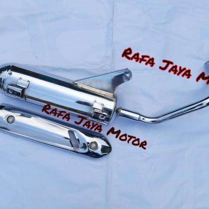Jual Knalpot Racing Bobokan Honda Beat Fi Lama 2013 - 2016 Mber Full Chrome Termurah